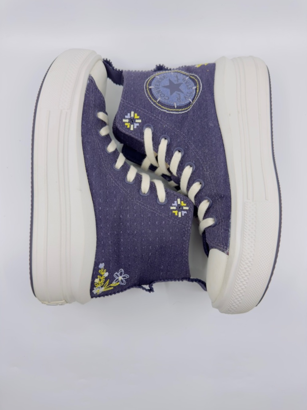 Converse Chuck Taylor All Star Move Platform High-Tops. Embroidered SZ 8.5 - Picture 8 of 13